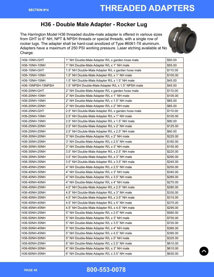 Harrington Inc Fire Equipment Catalog Weekly Ad January 1 - December 31, 2026