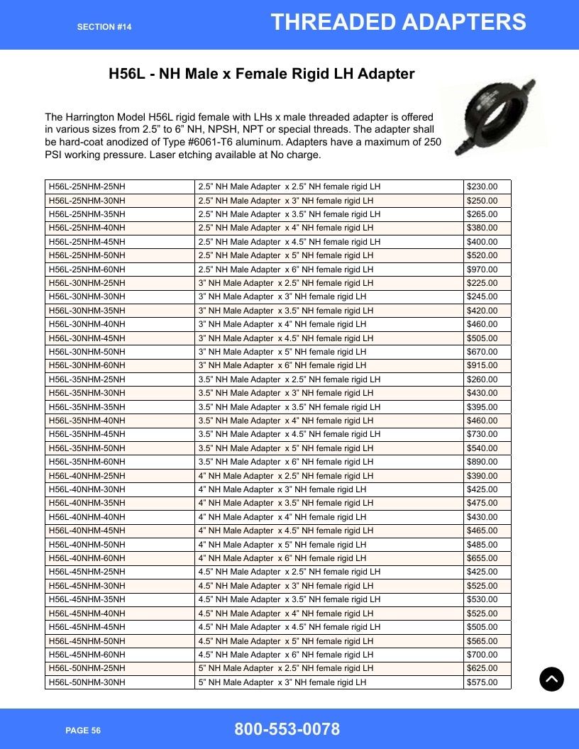 Harrington Inc Fire Equipment Catalog Weekly Ad January 1 - December 31, 2026