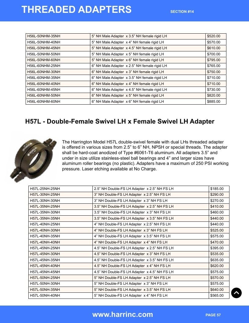 Harrington Inc Fire Equipment Catalog Weekly Ad January 1 - December 31, 2026