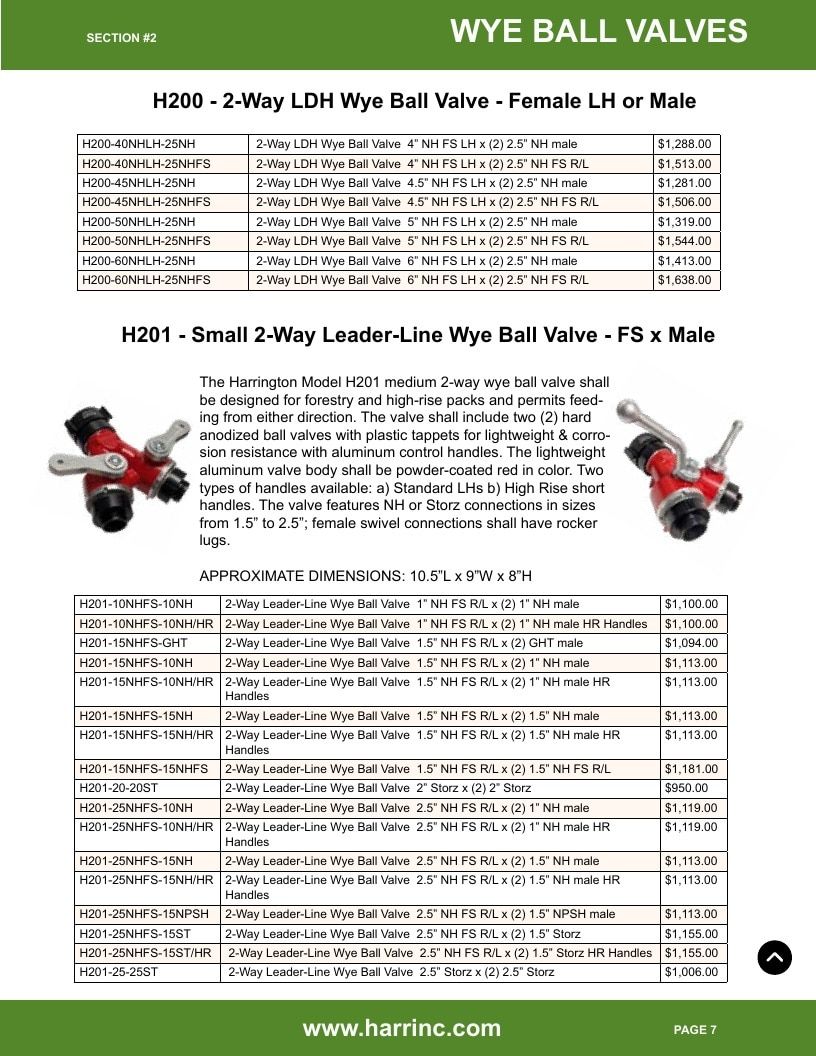 Harrington Inc Fire Equipment Catalog Weekly Ad January 1 - December 31, 2026