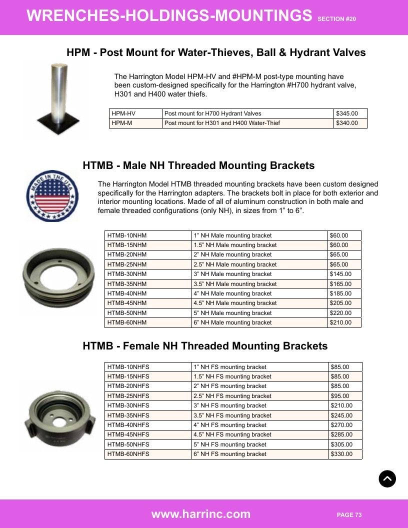 Harrington Inc Fire Equipment Catalog Weekly Ad January 1 - December 31, 2026