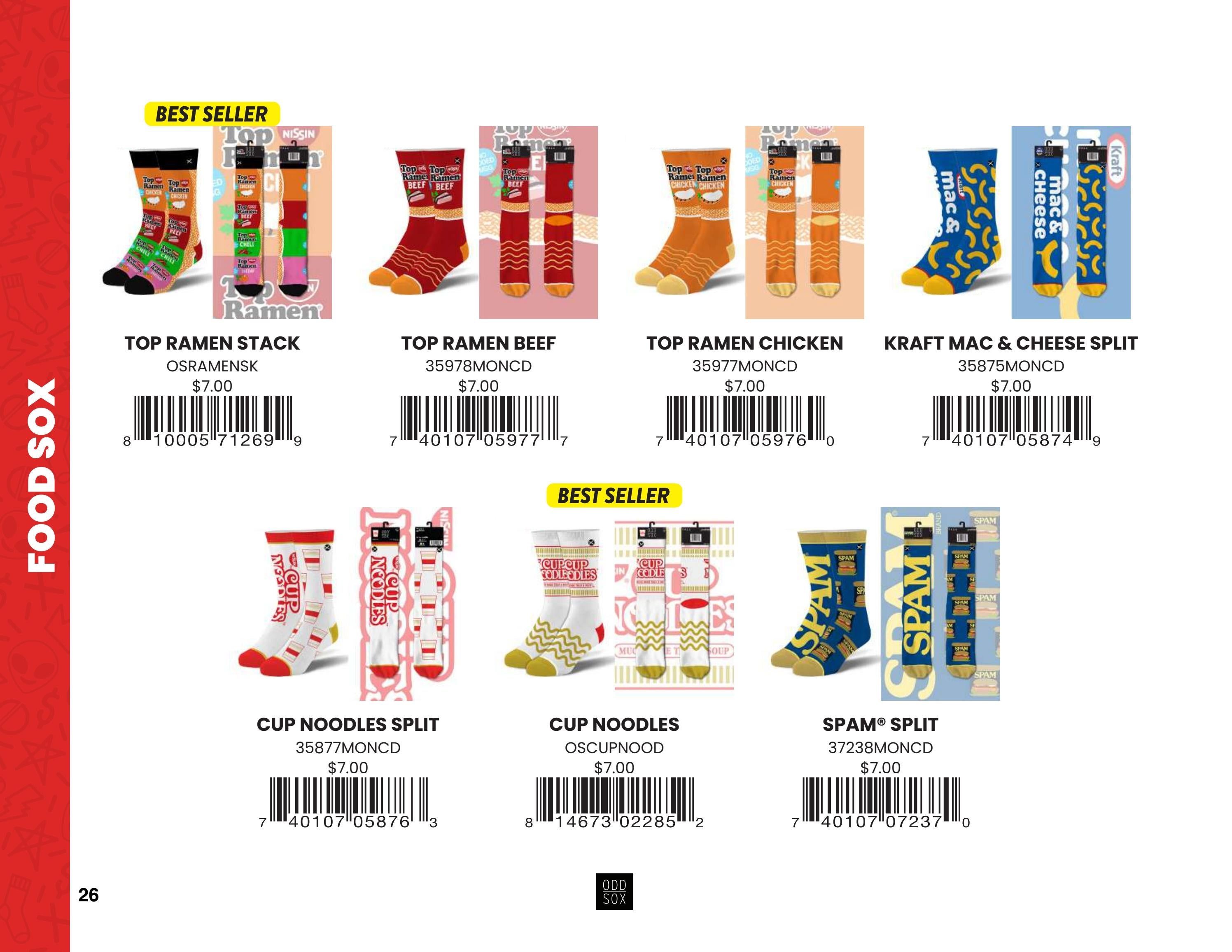 Odd Sox Socks and Apparel Catalog Weekly Ad January 1 - December 31, 2026