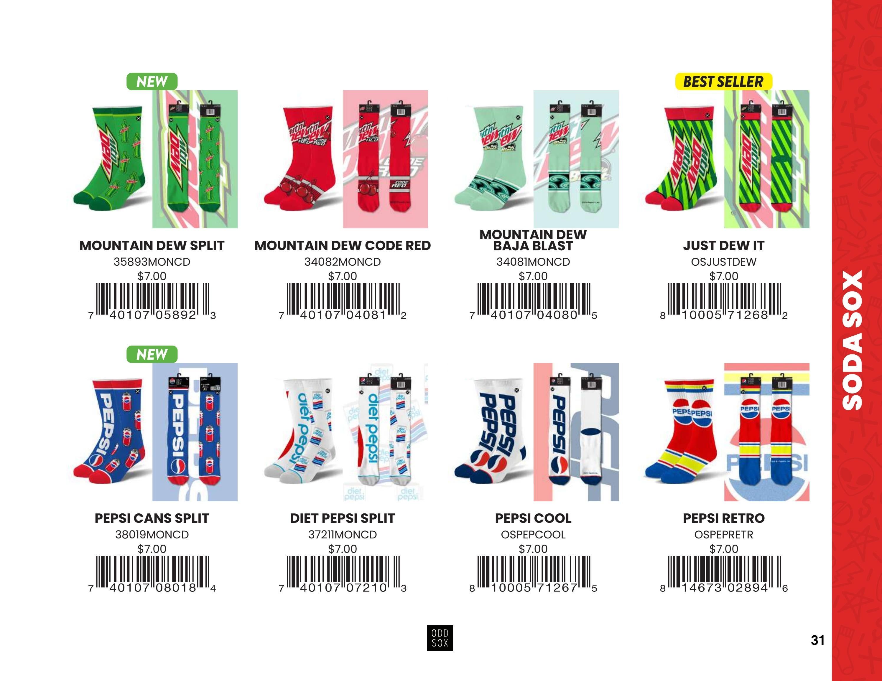 Odd Sox Socks and Apparel Catalog Weekly Ad January 1 - December 31, 2026