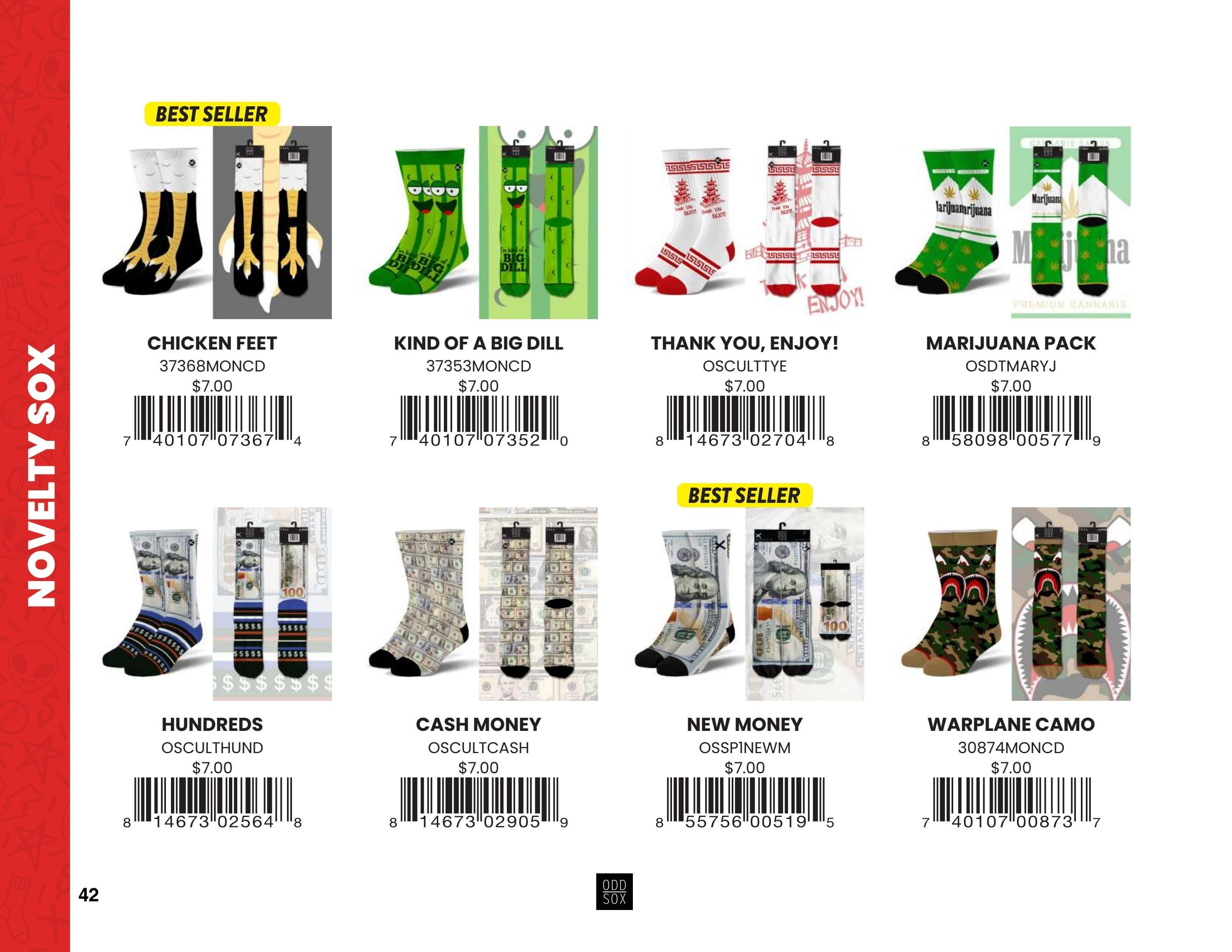 Odd Sox Socks and Apparel Catalog Weekly Ad January 1 - December 31, 2026
