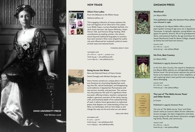 Ohio University Press Fall and Winter Book Catalog Weekly Ad January 1 - December 31, 2026