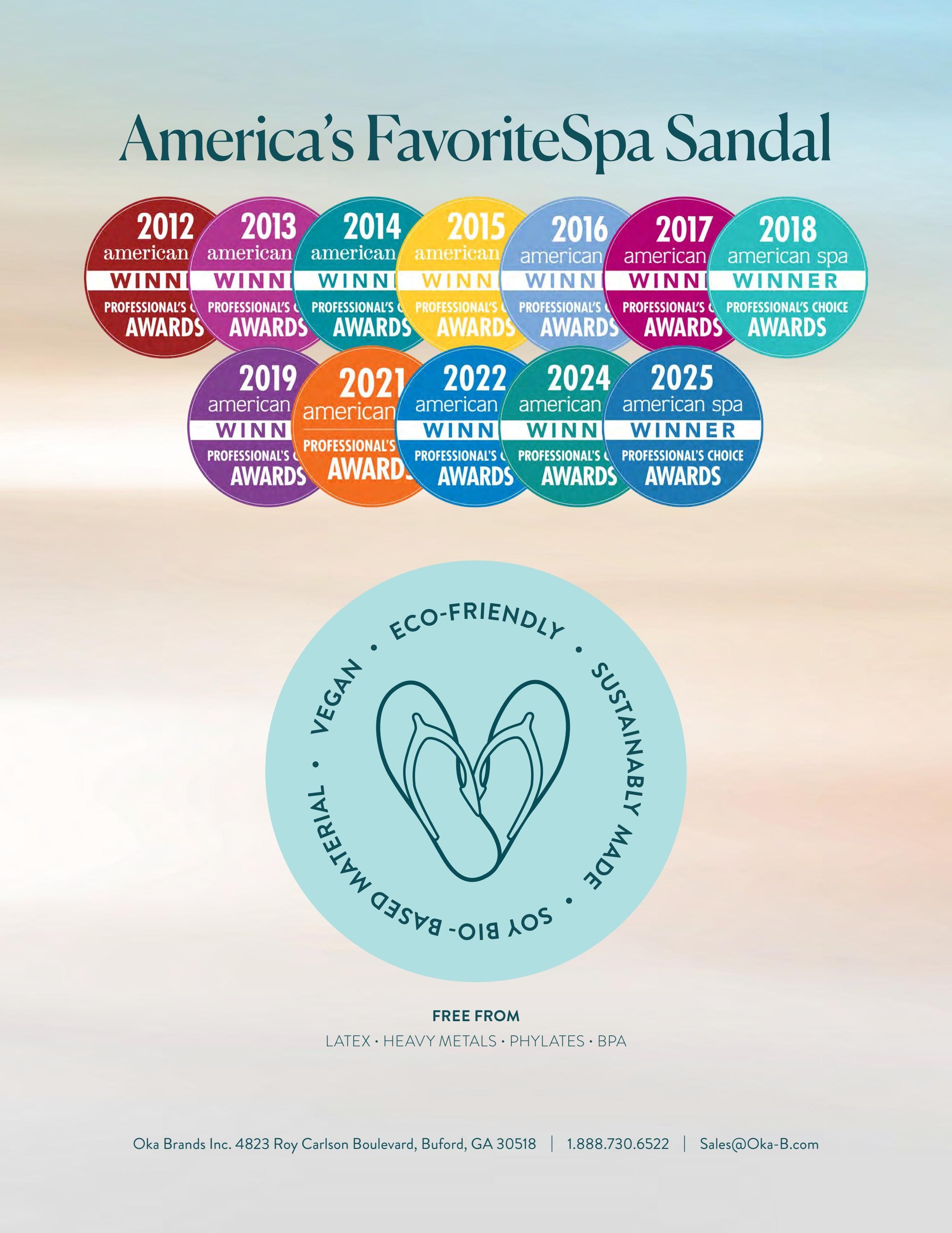 Oka-B Spa Footwear Catalog Weekly Ad January 1 - December 31, 2026