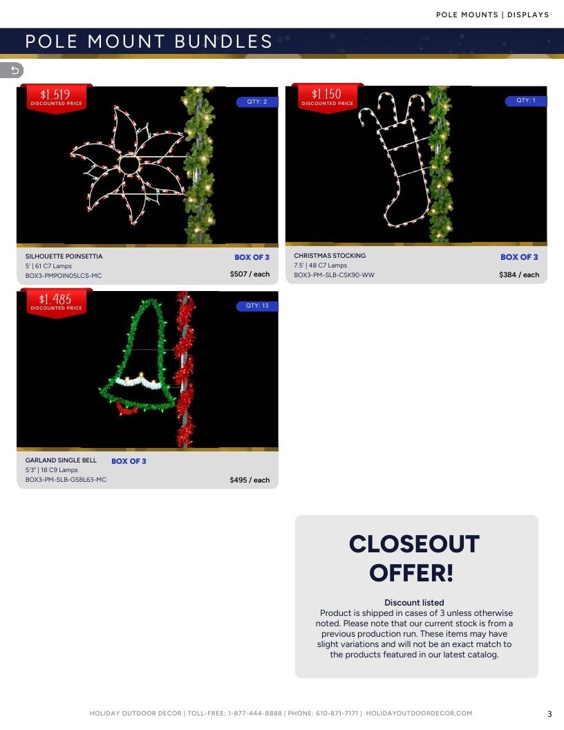 Holiday Outdoor Decor In Stock Catalog Weekly Ad January 1 - December 31, 2026