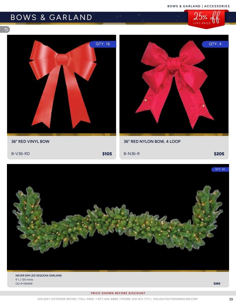 Holiday Outdoor Decor In Stock Catalog Weekly Ad January 1 - December 31, 2026