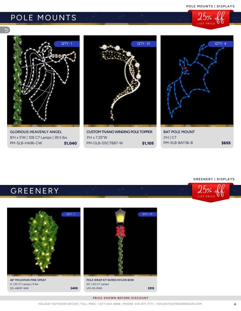 Holiday Outdoor Decor In Stock Catalog Weekly Ad January 1 - December 31, 2026