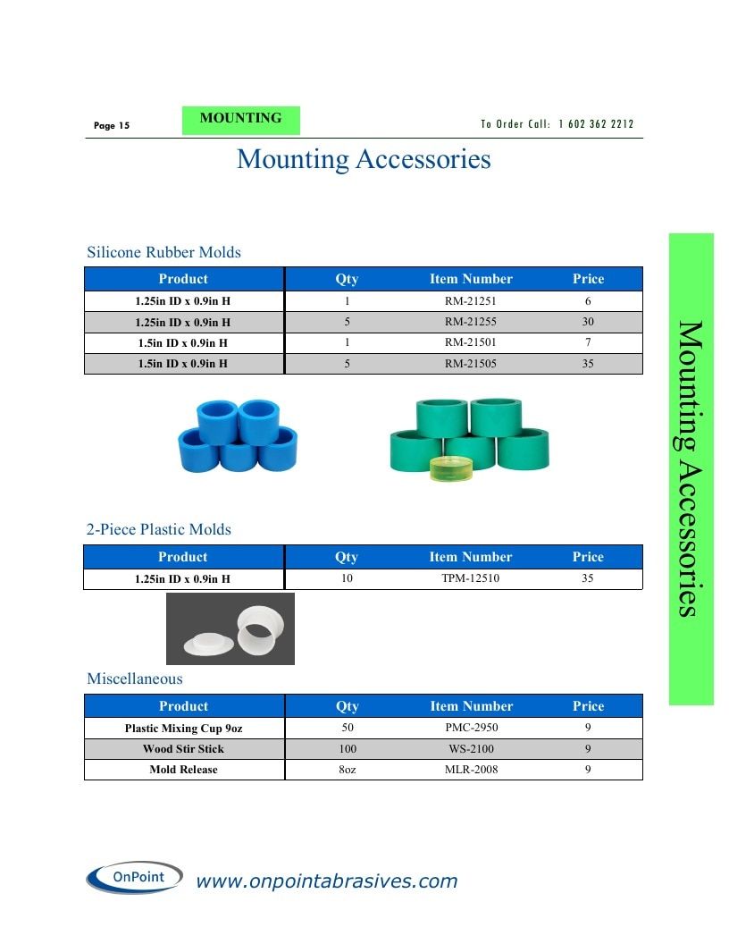 OnPoint Abrasives Abrasives Catalog Weekly Ad January 1 - December 31, 2026