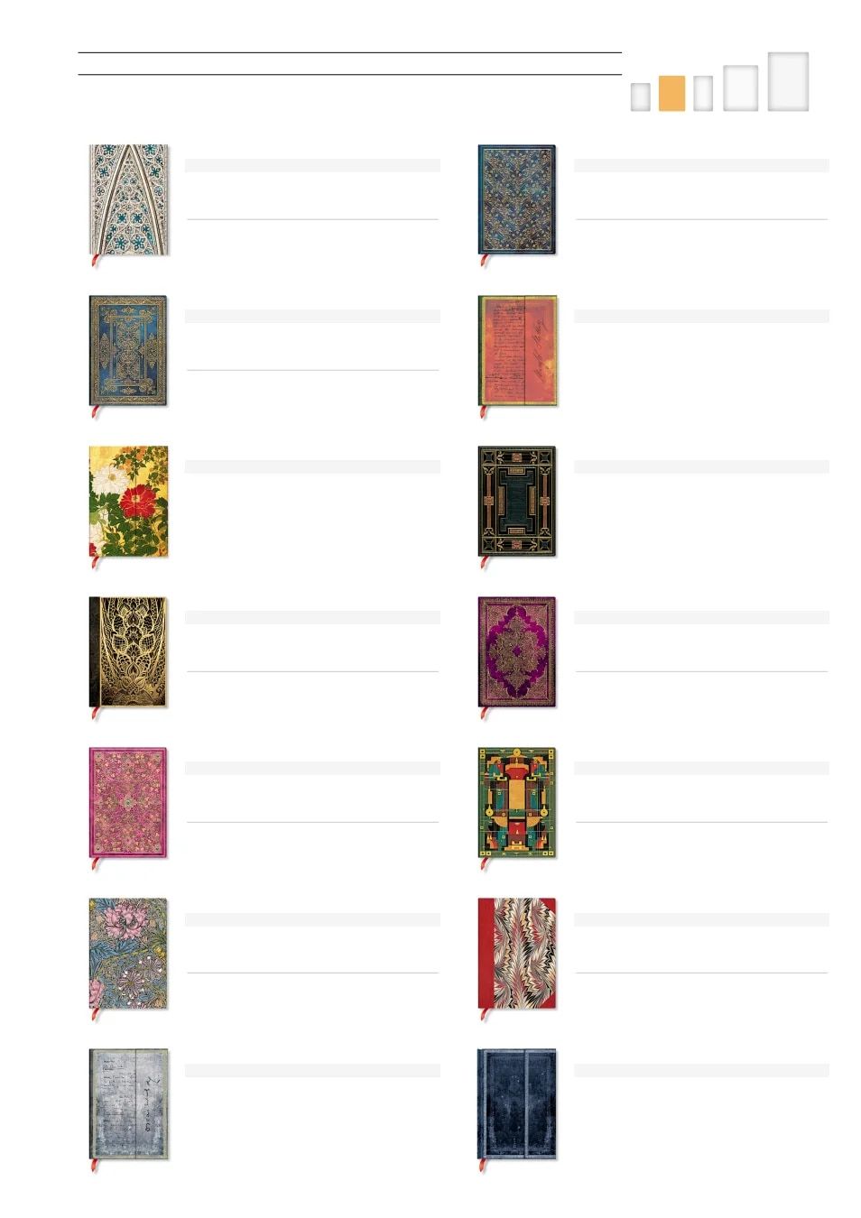 Paperblanks Fall Stationery Catalog Weekly Ad January 1 - December 31, 2026