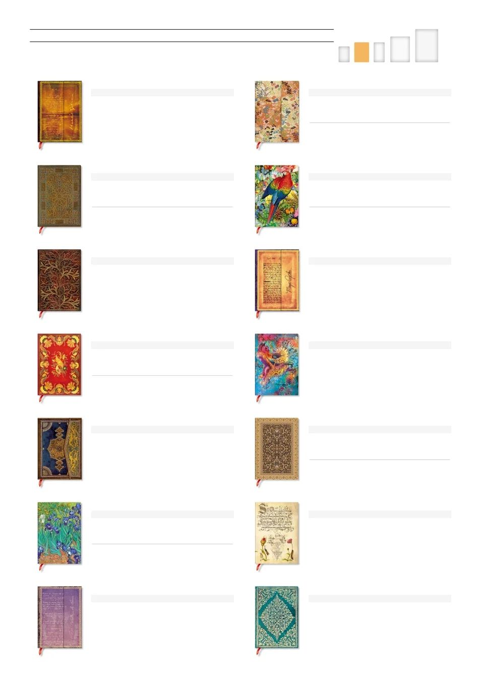Paperblanks Fall Stationery Catalog Weekly Ad January 1 - December 31, 2026