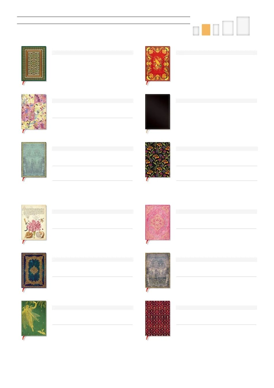 Paperblanks Fall Stationery Catalog Weekly Ad January 1 - December 31, 2026