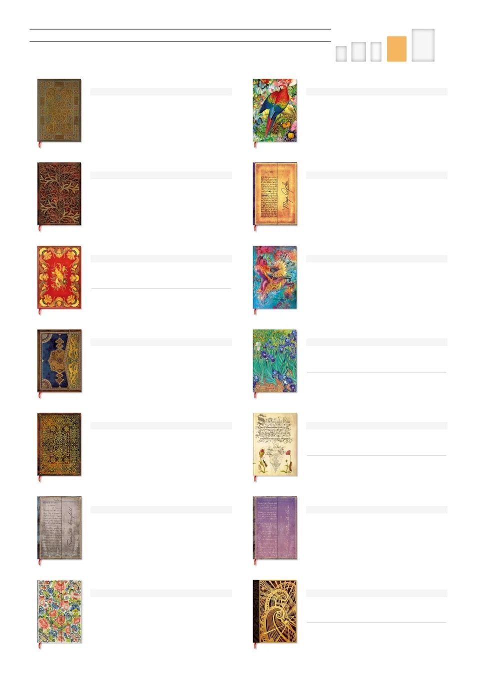 Paperblanks Fall Stationery Catalog Weekly Ad January 1 - December 31, 2026