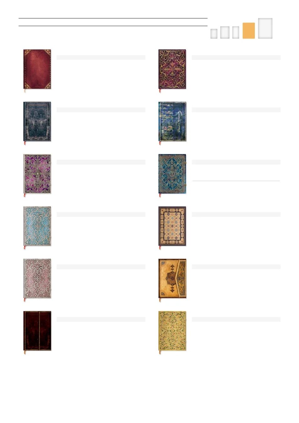 Paperblanks Fall Stationery Catalog Weekly Ad January 1 - December 31, 2026