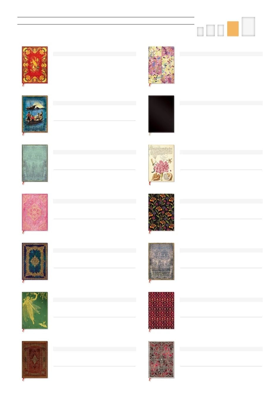 Paperblanks Fall Stationery Catalog Weekly Ad January 1 - December 31, 2026