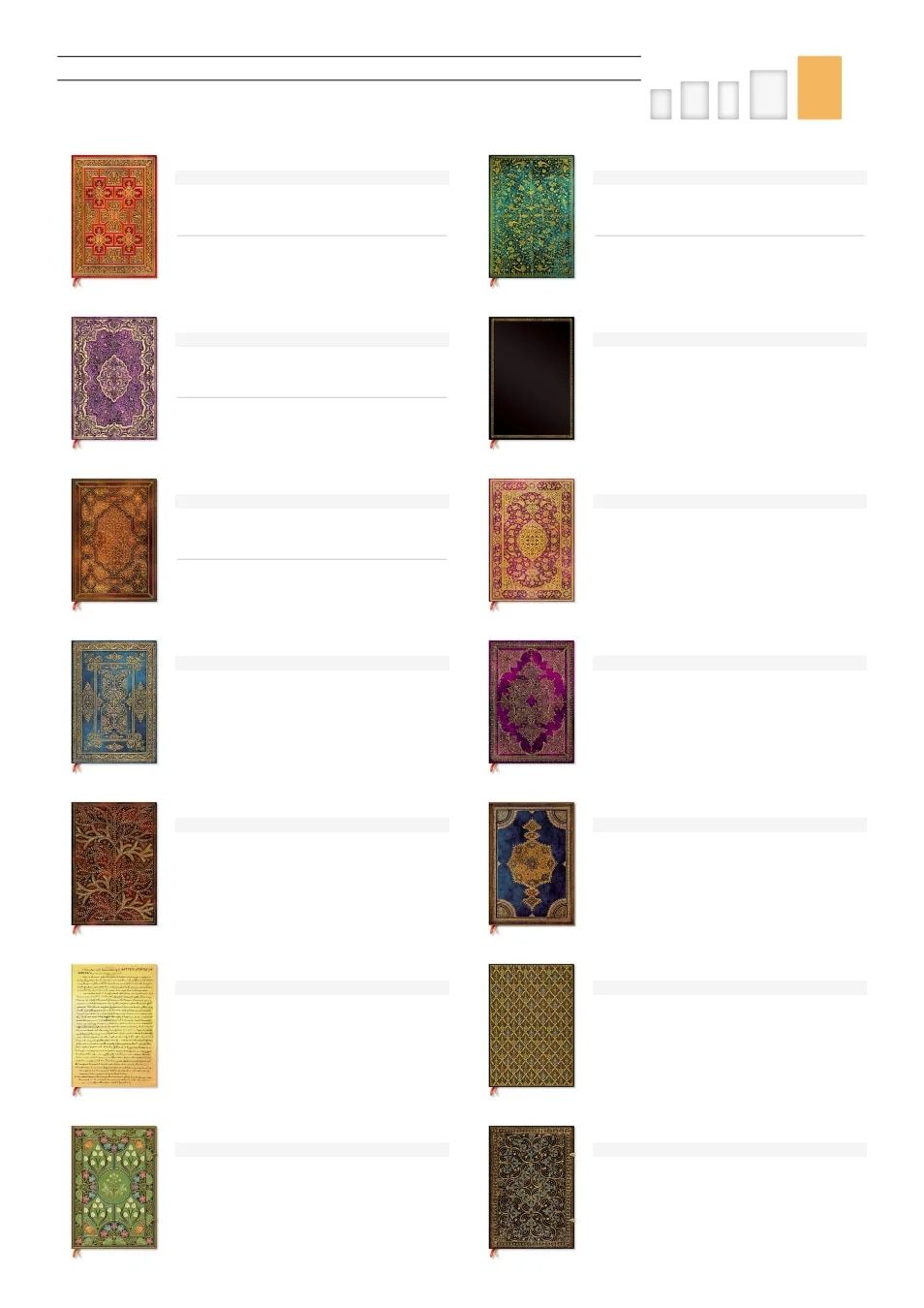 Paperblanks Fall Stationery Catalog Weekly Ad January 1 - December 31, 2026