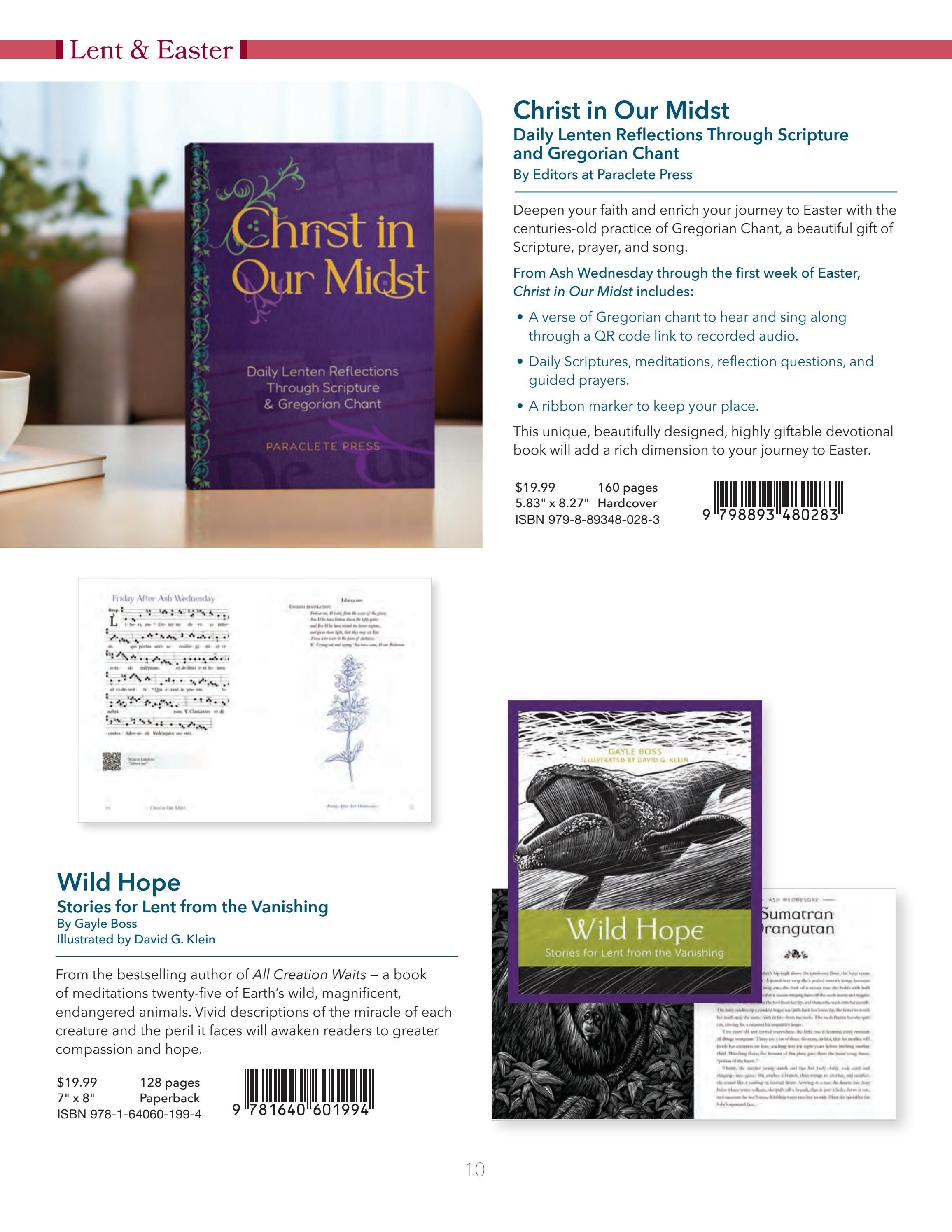 Paraclete Press Fall Book Catalog Weekly Ad January 1 - December 31, 2026