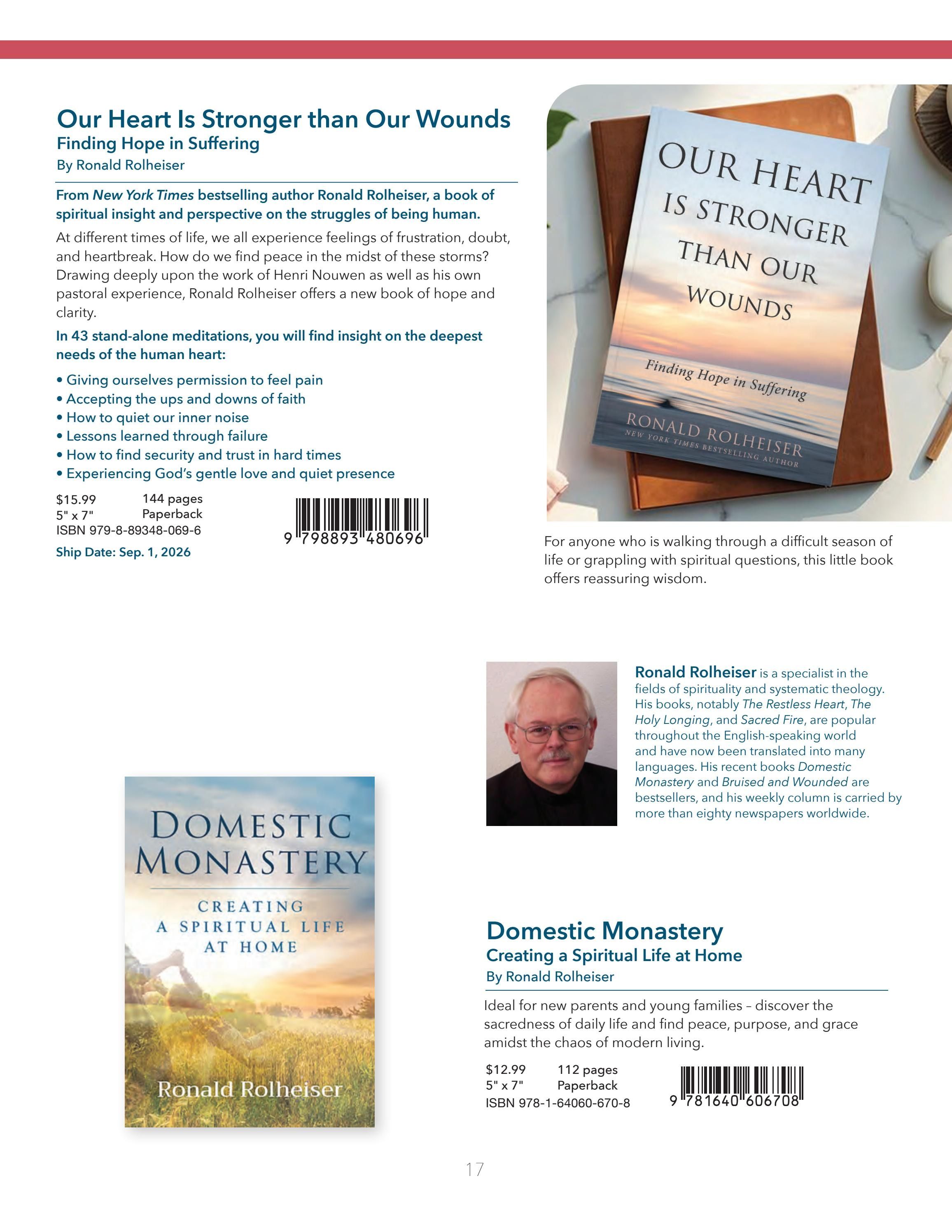 Paraclete Press Fall Book Catalog Weekly Ad January 1 - December 31, 2026