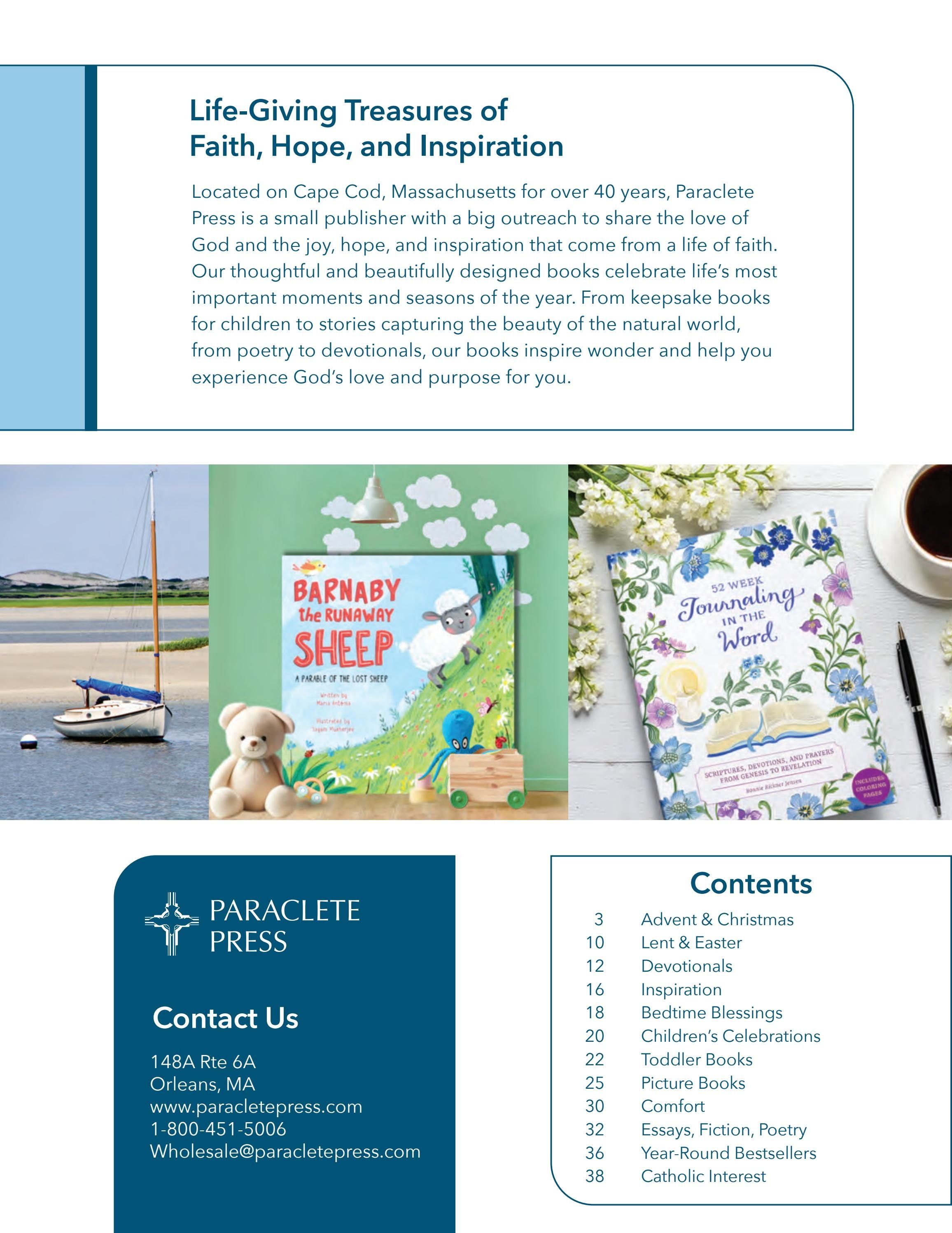 Paraclete Press Fall Book Catalog Weekly Ad January 1 - December 31, 2026