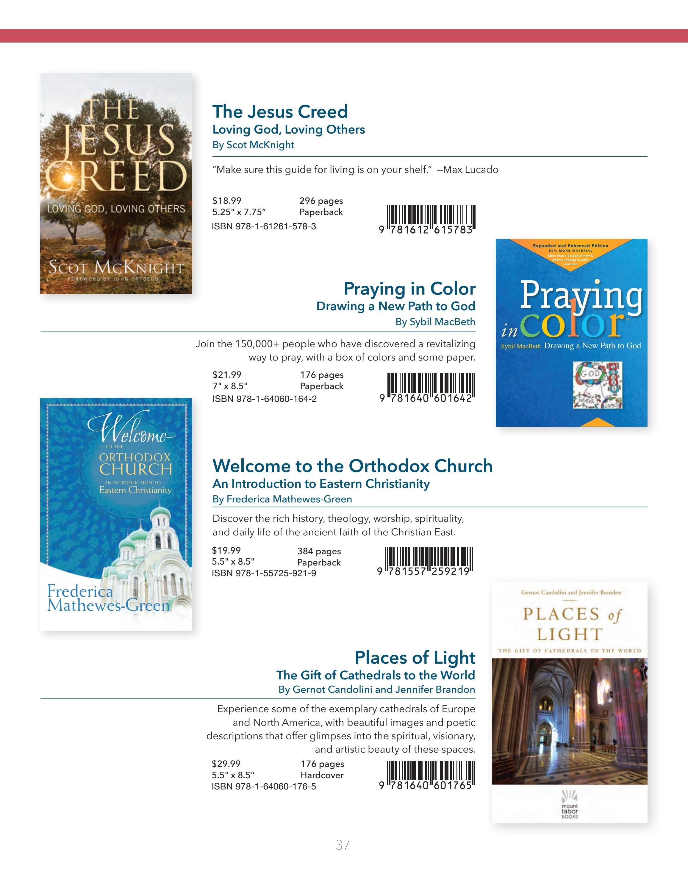 Paraclete Press Fall Book Catalog Weekly Ad January 1 - December 31, 2026