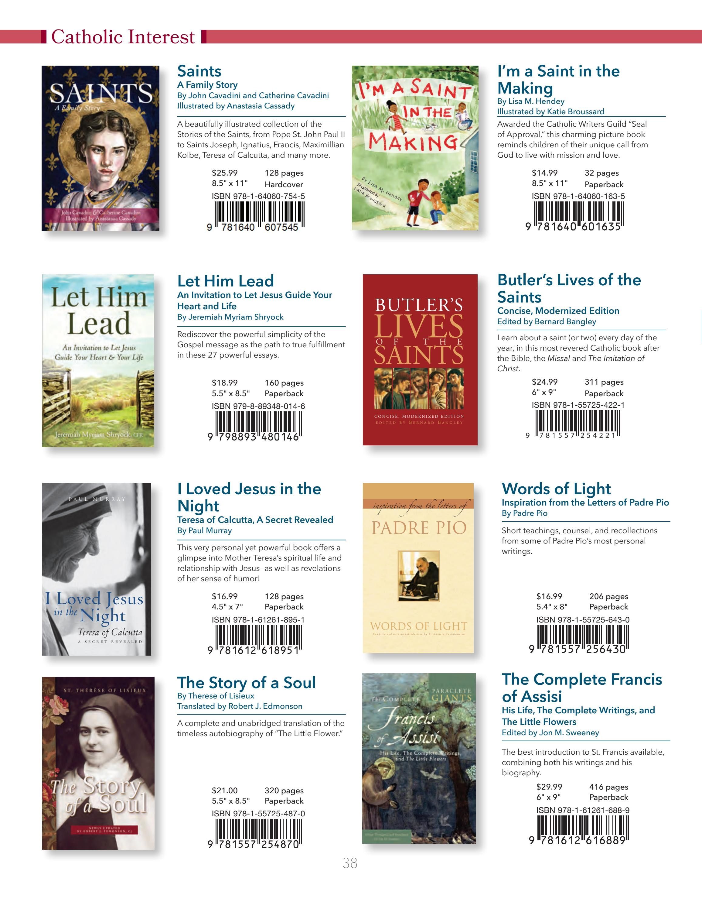 Paraclete Press Fall Book Catalog Weekly Ad January 1 - December 31, 2026
