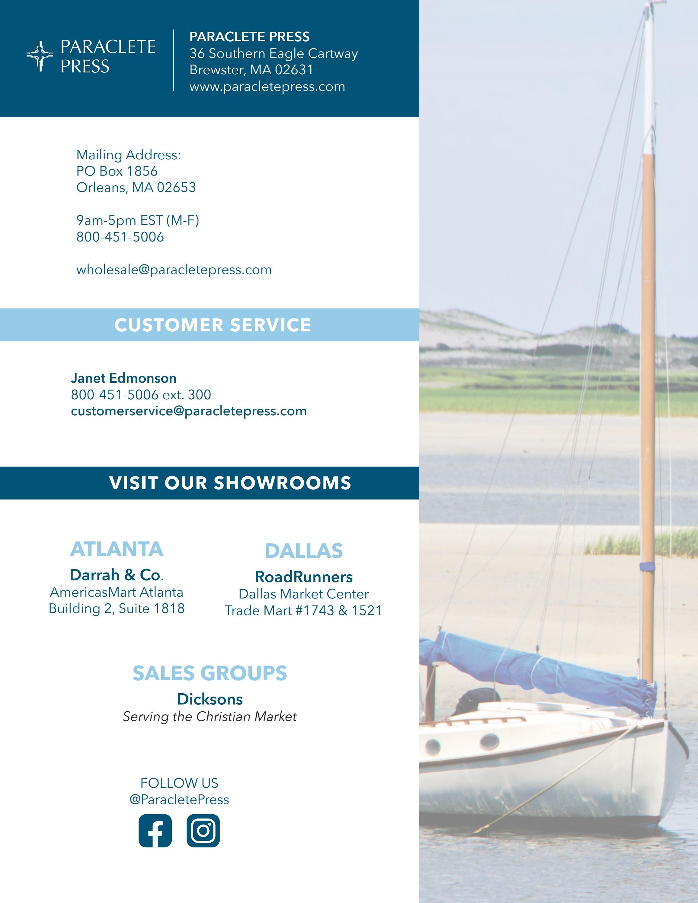 Paraclete Press Fall Book Catalog Weekly Ad January 1 - December 31, 2026