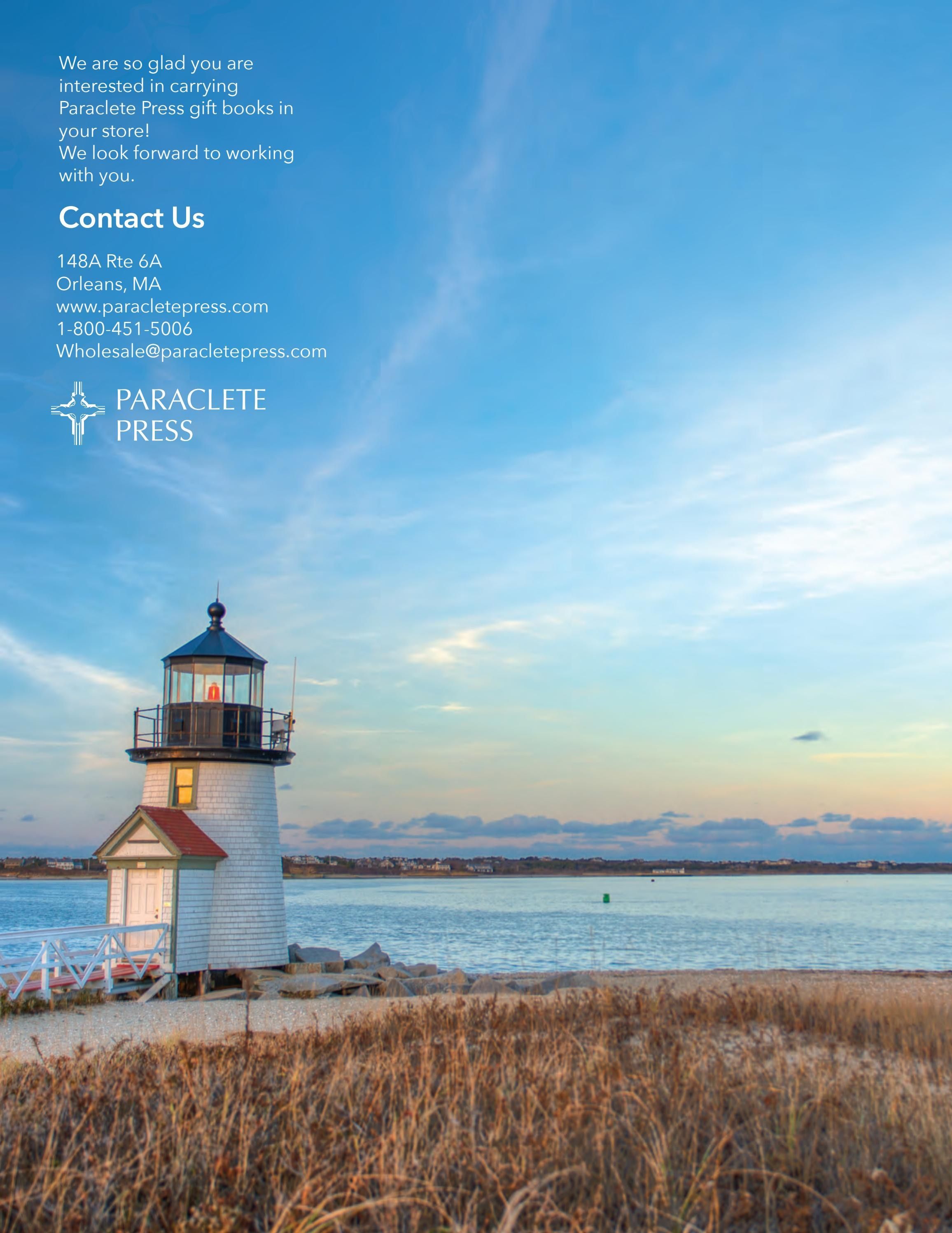 Paraclete Press Fall Book Catalog Weekly Ad January 1 - December 31, 2026