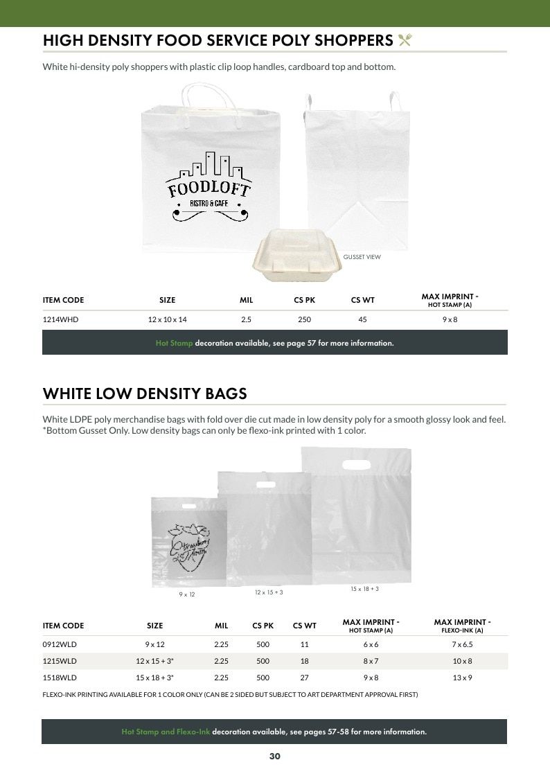 Packaging Solutions Packaging Catalog Weekly Ad January 1 - December 31, 2026
