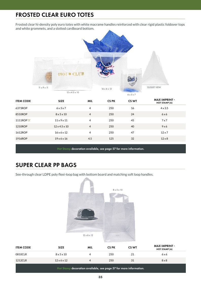 Packaging Solutions Packaging Catalog Weekly Ad January 1 - December 31, 2026