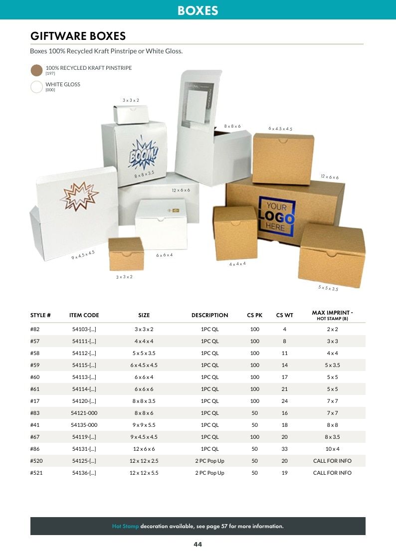 Packaging Solutions Packaging Catalog Weekly Ad January 1 - December 31, 2026
