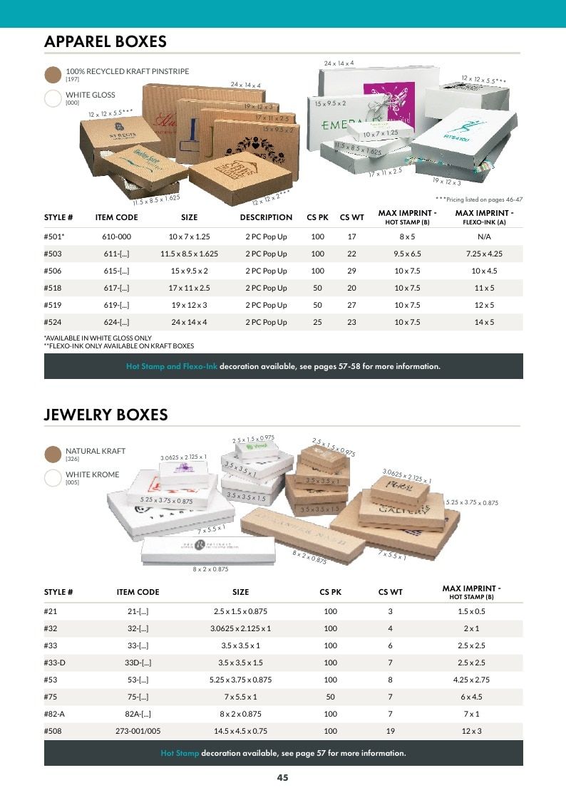 Packaging Solutions Packaging Catalog Weekly Ad January 1 - December 31, 2026