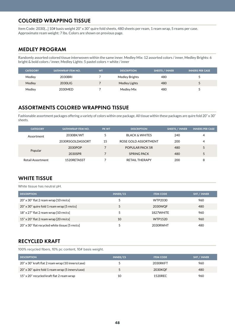 Packaging Solutions Packaging Catalog Weekly Ad January 1 - December 31, 2026