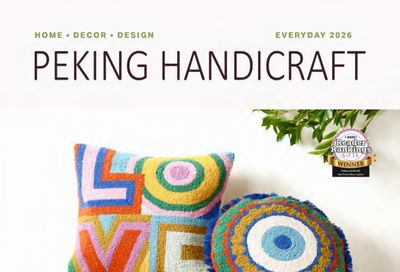 Peking Handicraft Everyday Home Textiles Catalog Weekly Ad January 1 - December 31, 2026