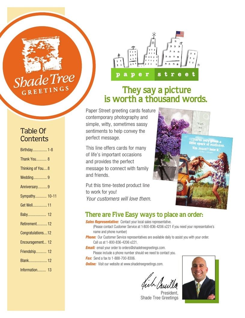Paper Street Cards Greeting Cards Catalog Weekly Ad January 1 - December 31, 2026