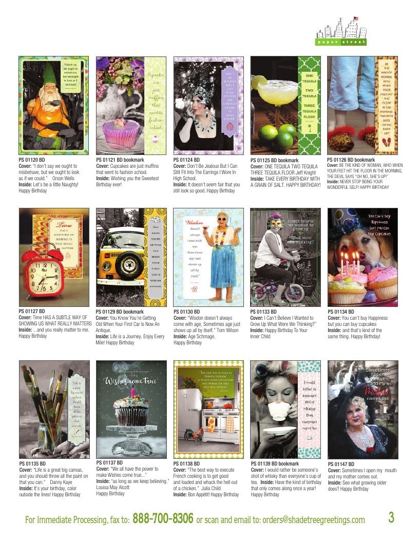 Paper Street Cards Greeting Cards Catalog Weekly Ad January 1 - December 31, 2026