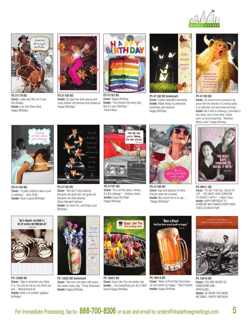 Paper Street Cards Greeting Cards Catalog Weekly Ad January 1 - December 31, 2026