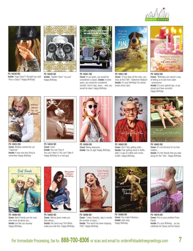 Paper Street Cards Greeting Cards Catalog Weekly Ad January 1 - December 31, 2026