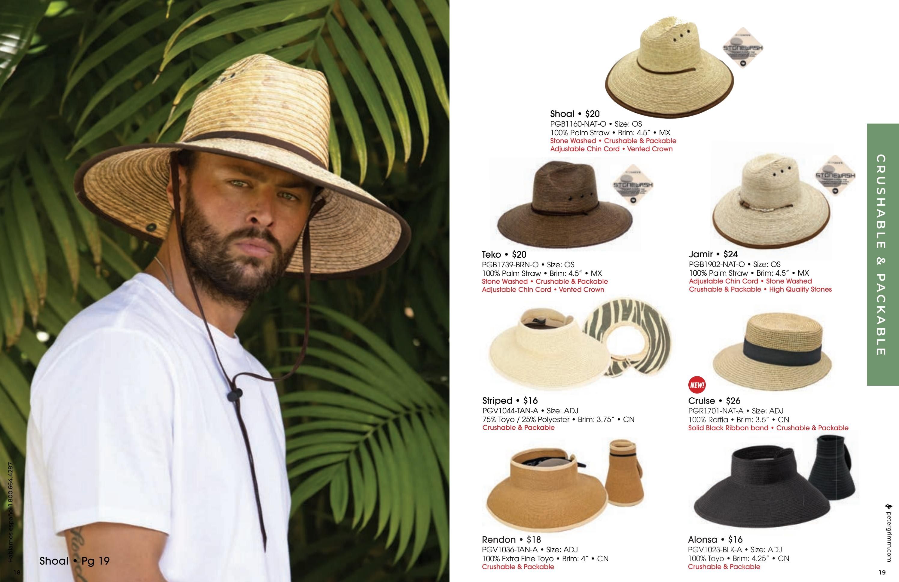 Peter Grimm Spring and Summer Hats Catalog Weekly Ad January 1 - December 31, 2026