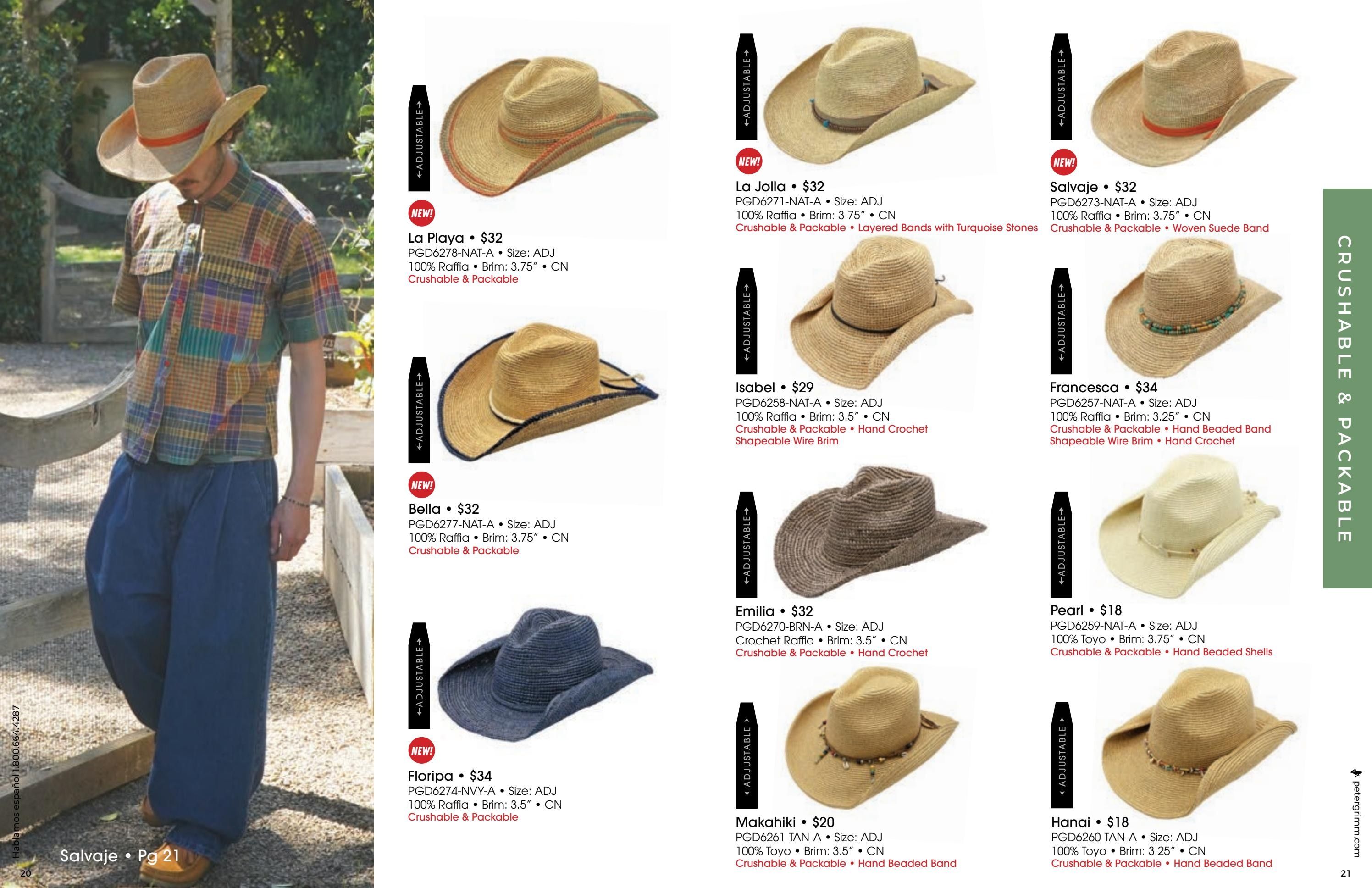 Peter Grimm Spring and Summer Hats Catalog Weekly Ad January 1 - December 31, 2026