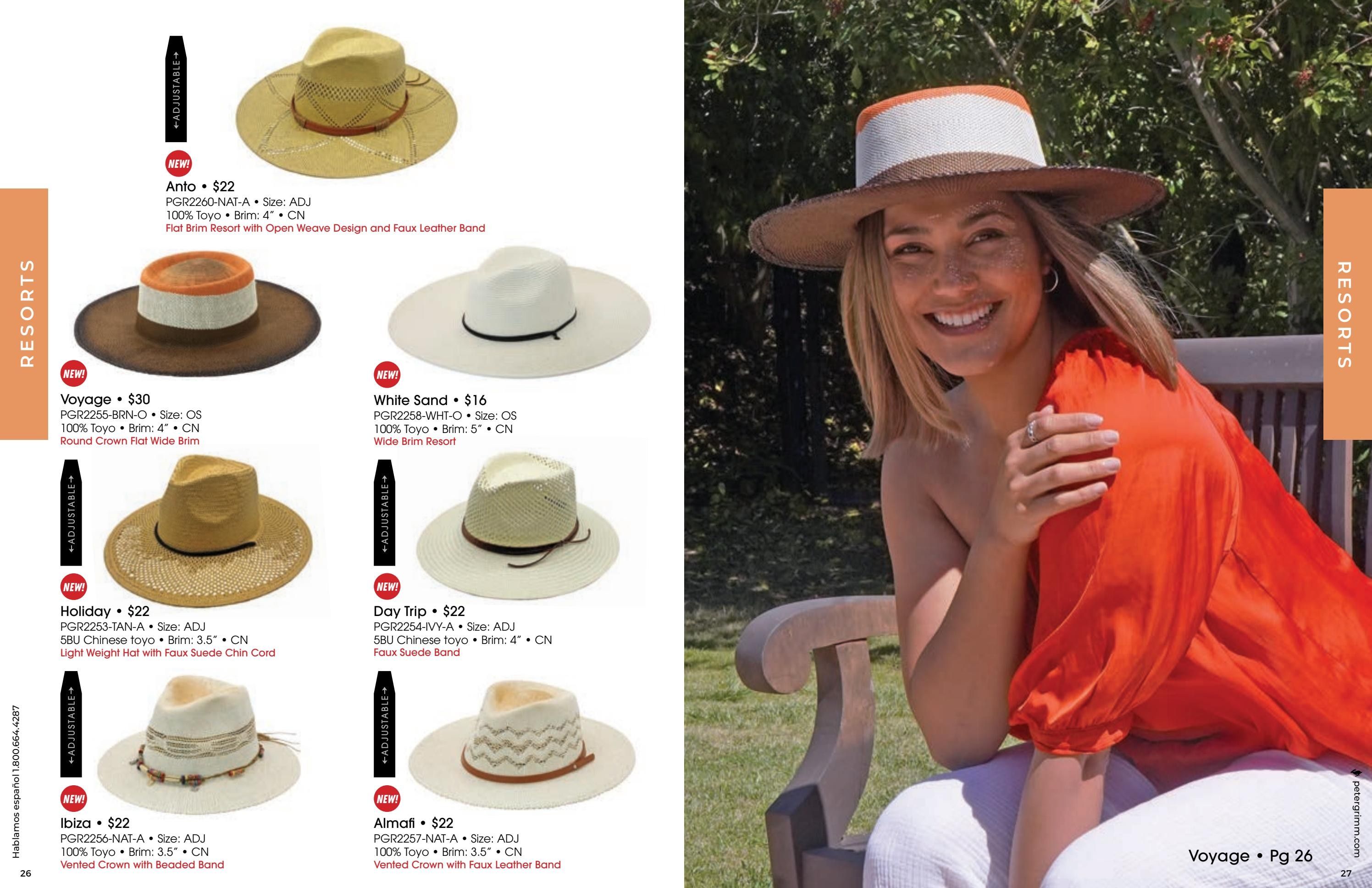 Peter Grimm Spring and Summer Hats Catalog Weekly Ad January 1 - December 31, 2026