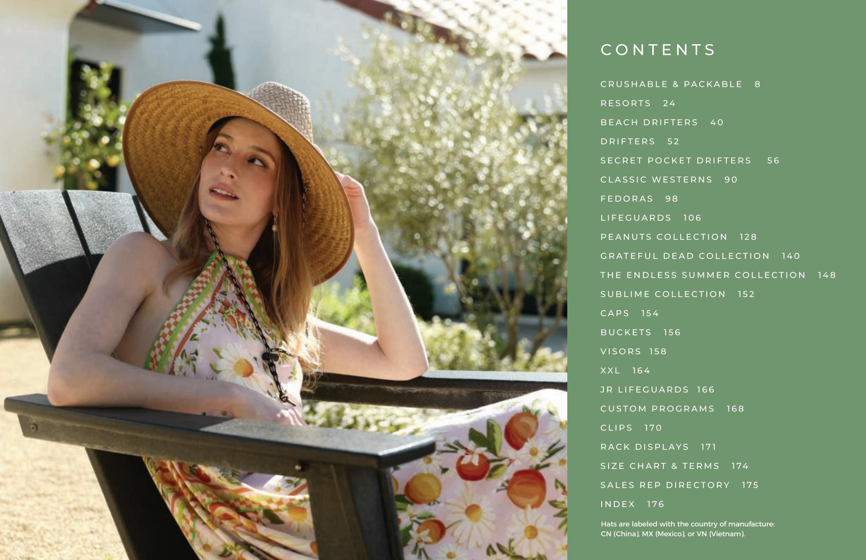 Peter Grimm Spring and Summer Hats Catalog Weekly Ad January 1 - December 31, 2026
