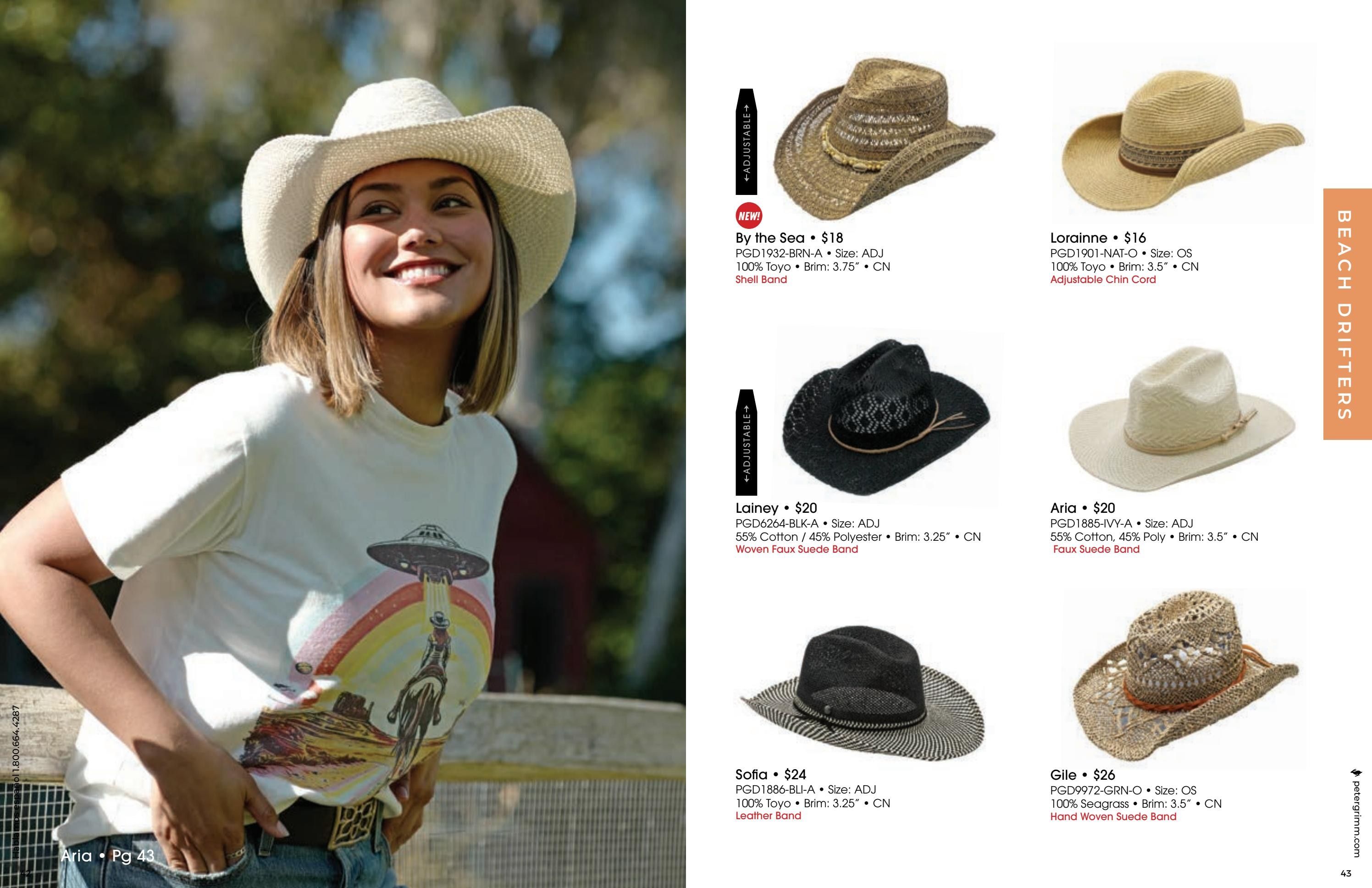 Peter Grimm Spring and Summer Hats Catalog Weekly Ad January 1 - December 31, 2026
