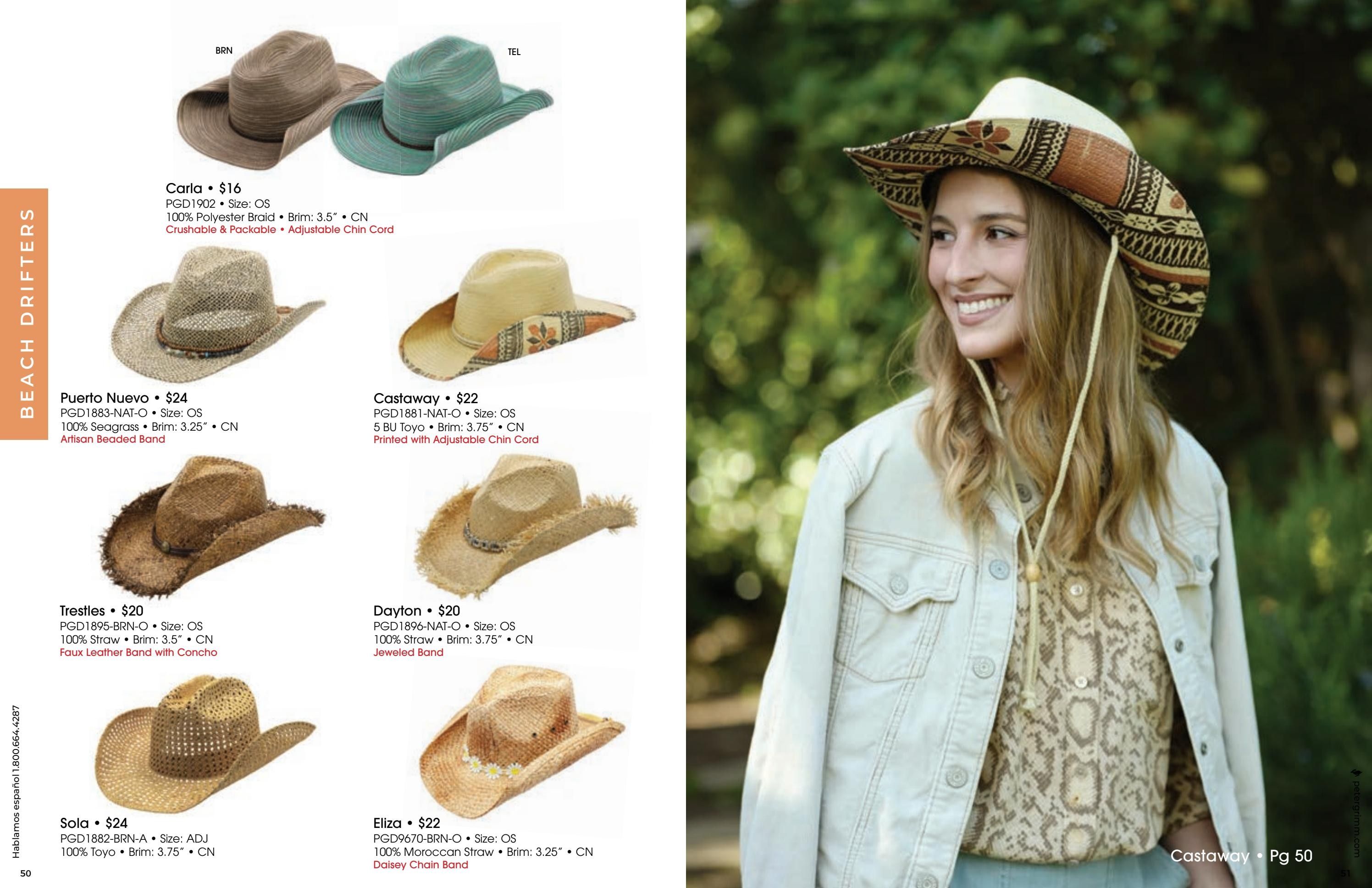 Peter Grimm Spring and Summer Hats Catalog Weekly Ad January 1 - December 31, 2026