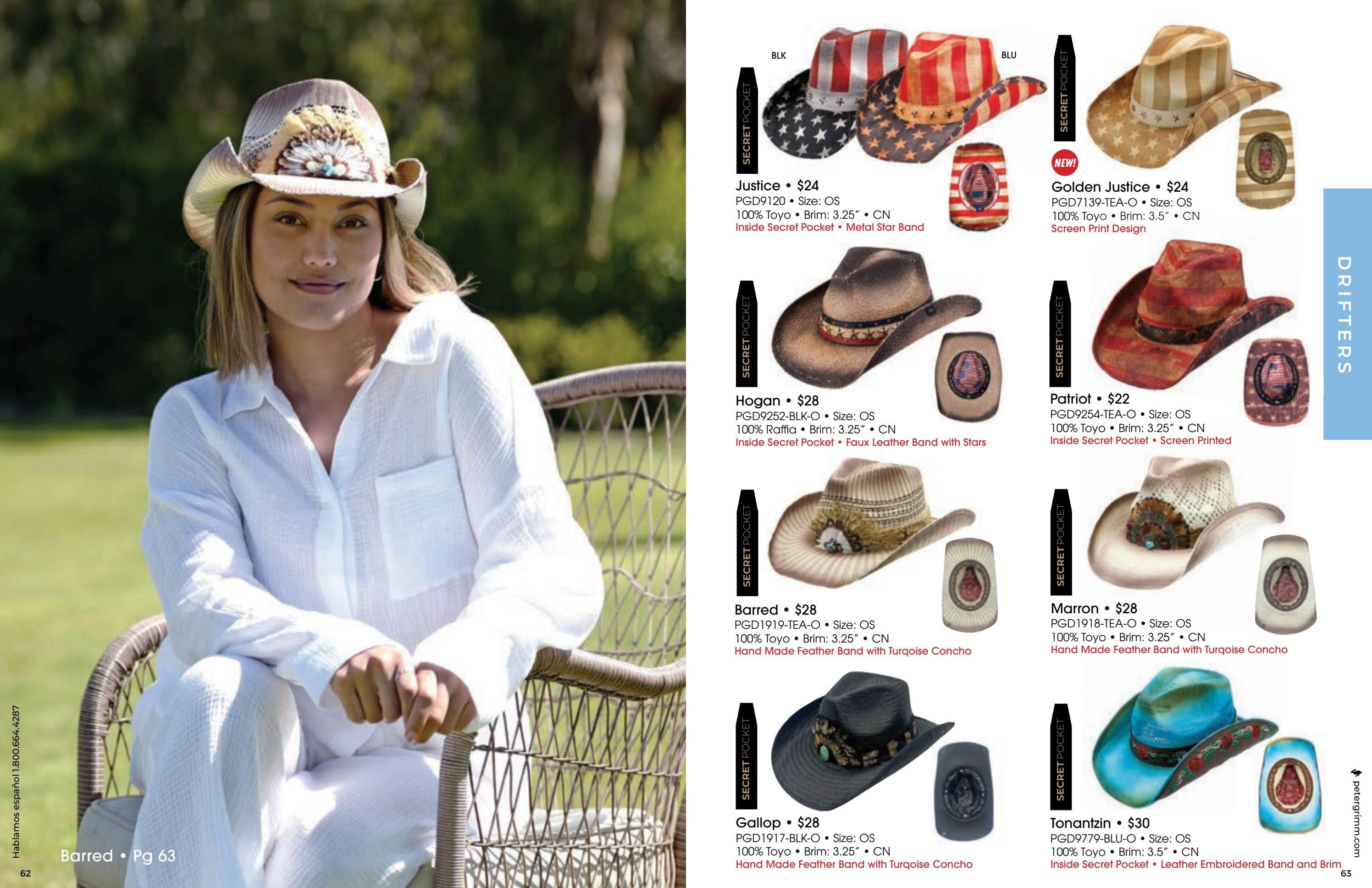 Peter Grimm Spring and Summer Hats Catalog Weekly Ad January 1 - December 31, 2026