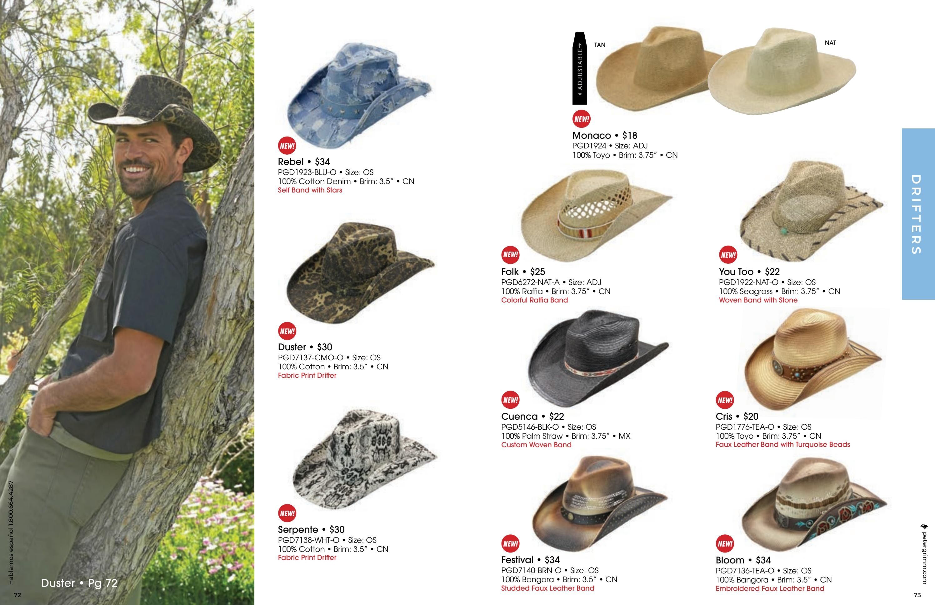 Peter Grimm Spring and Summer Hats Catalog Weekly Ad January 1 - December 31, 2026