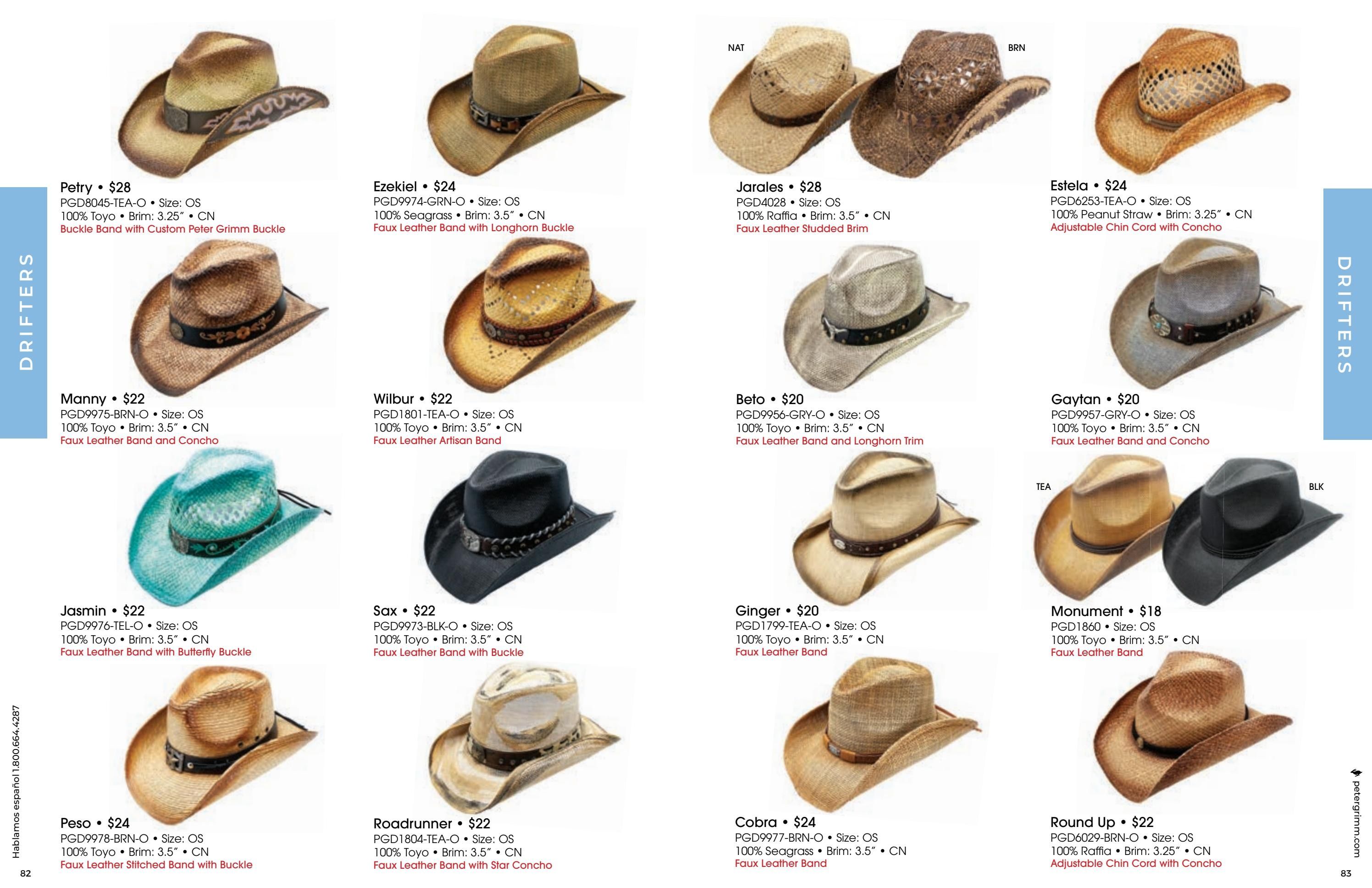 Peter Grimm Spring and Summer Hats Catalog Weekly Ad January 1 - December 31, 2026
