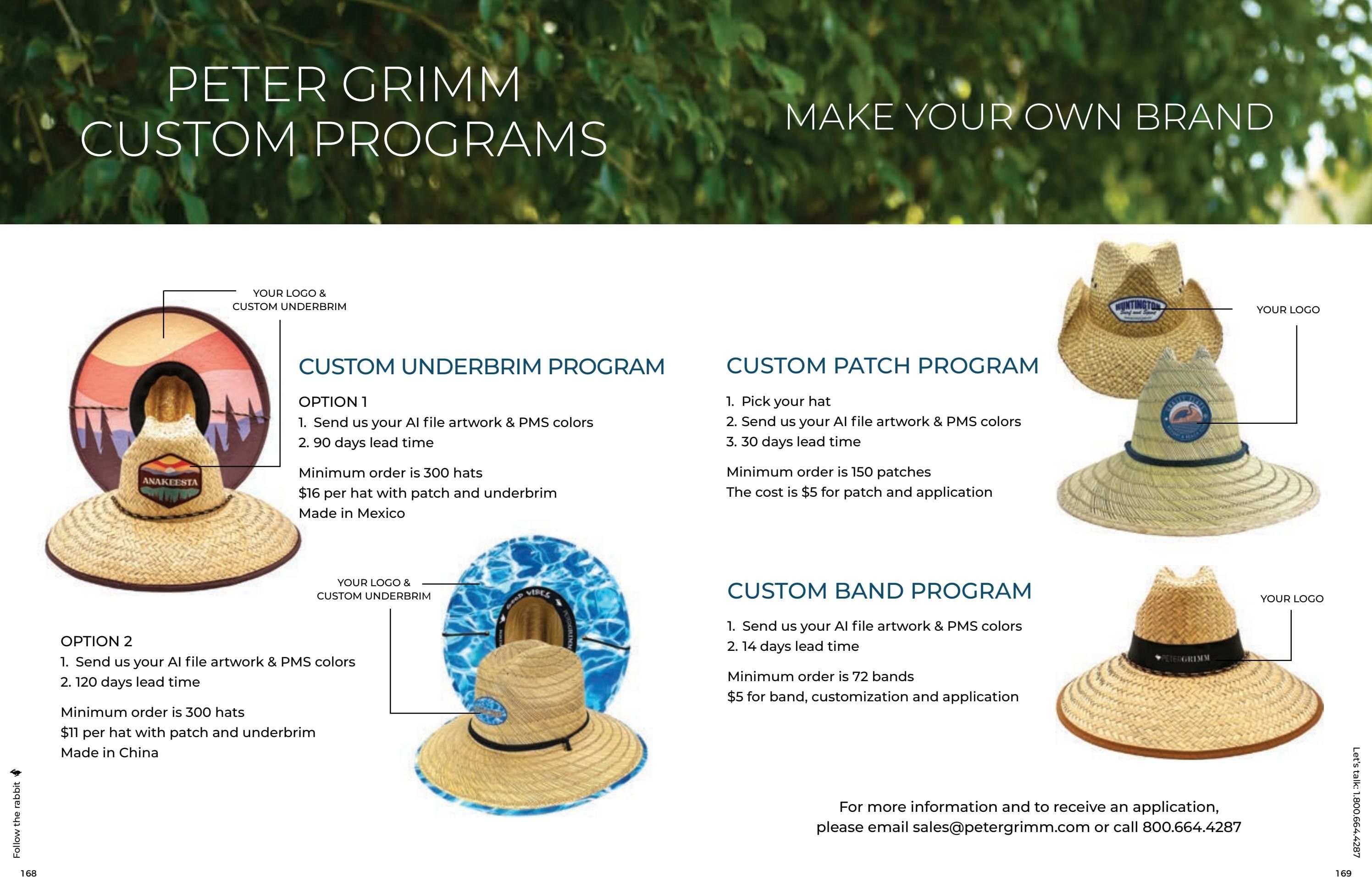 Peter Grimm Spring and Summer Hats Catalog Weekly Ad January 1 - December 31, 2026