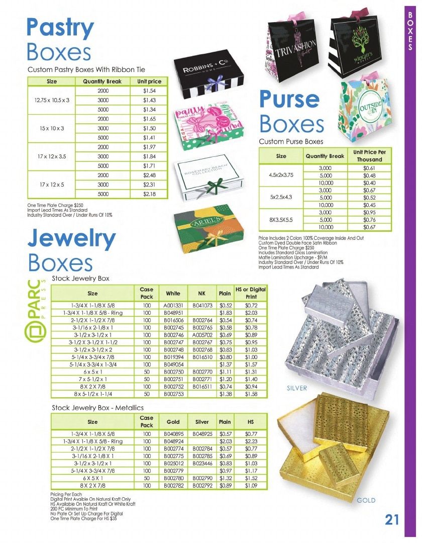 PARC Packaging Packaging Products Catalog Weekly Ad January 1 - December 31, 2026