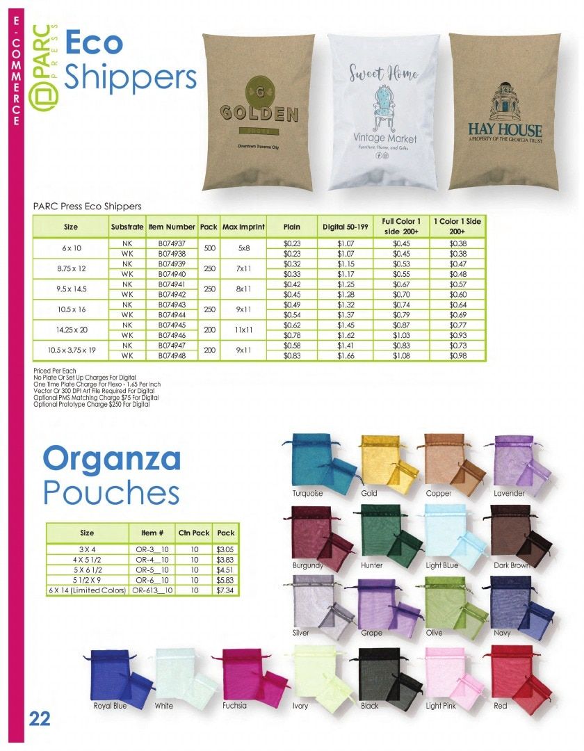 PARC Packaging Packaging Products Catalog Weekly Ad January 1 - December 31, 2026
